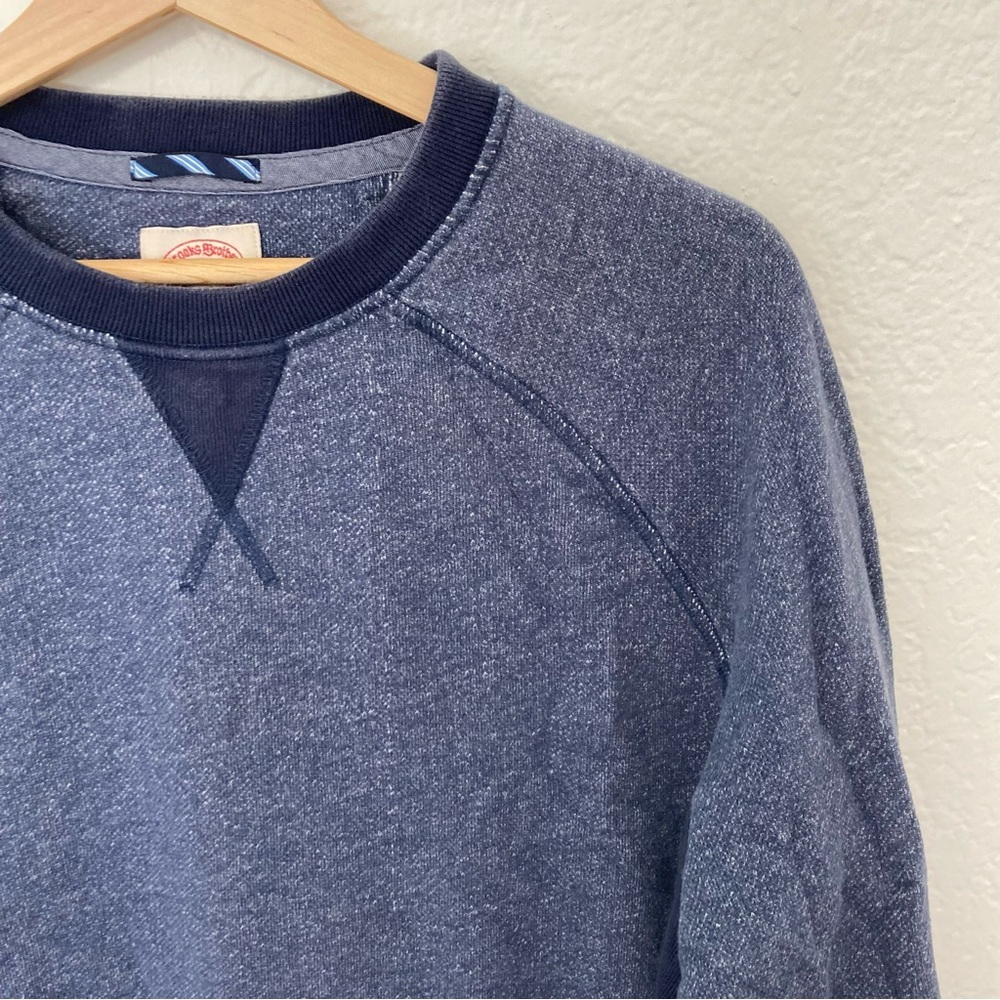Brooks Brothers Red Fleece Blue Pullover Sweater, Size M - Picture 2 of 6